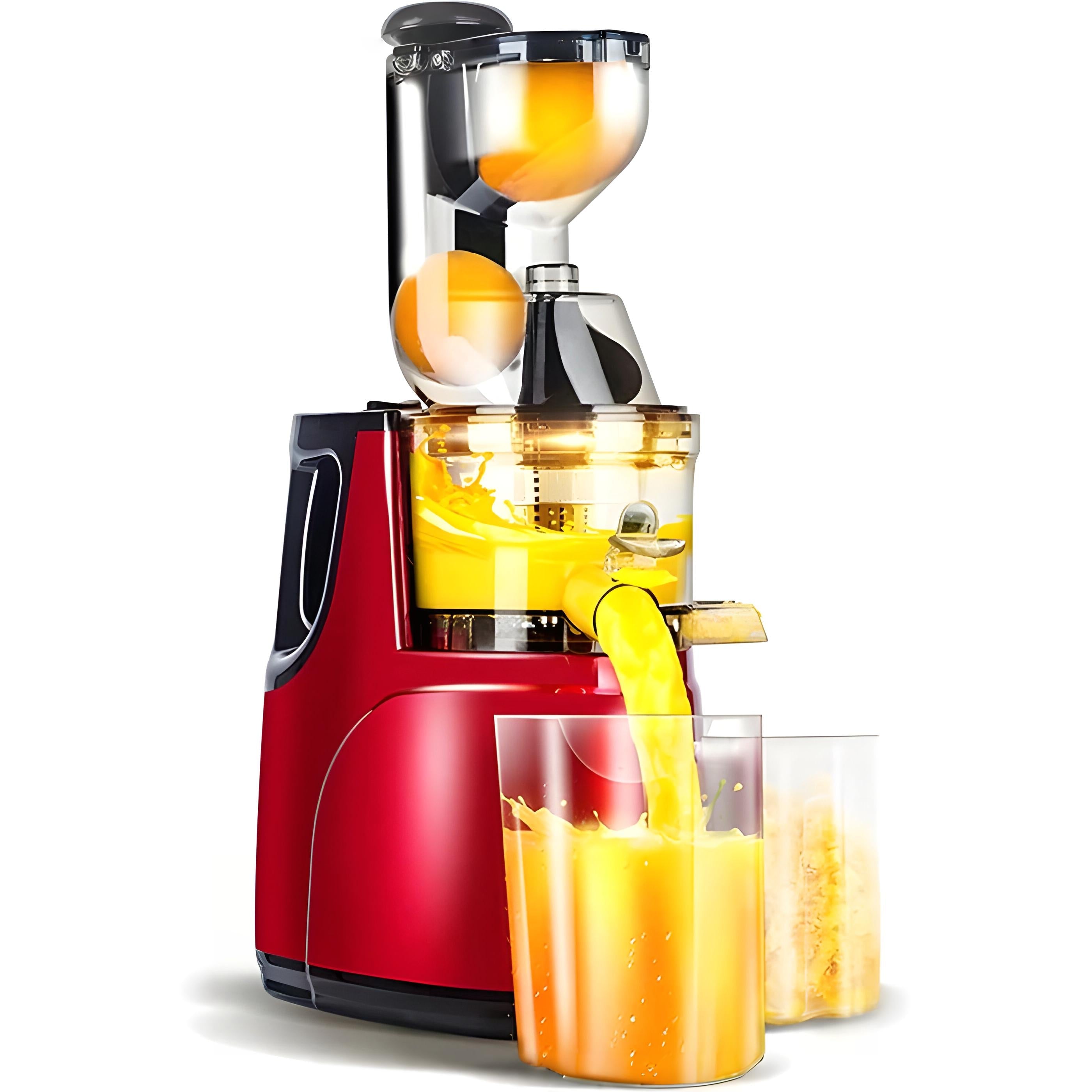 Automatic Cold Press Juicer with 90mm Wide Chute and Screw Shaft Extraction
