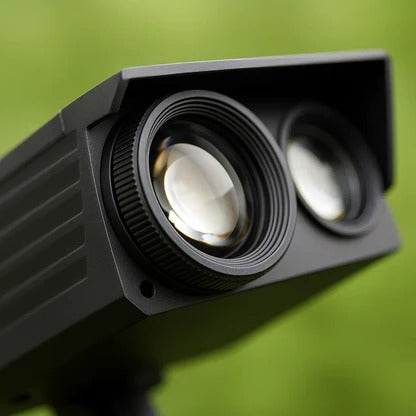 Solar Spot Light with Adjustable Zoom Lens and Color Changing Modes, IP65 Waterproof