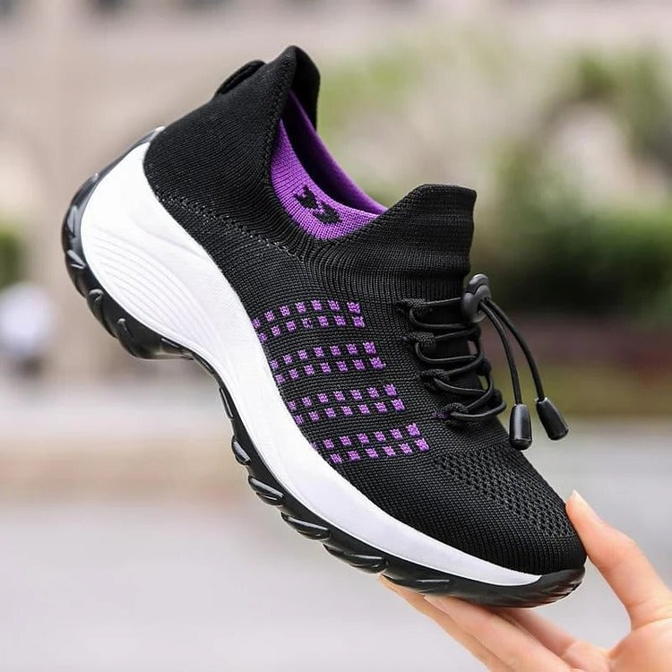 Orthotic Shoes with Wide Toe Box and Arch Support, Breathable Cushioned Insole