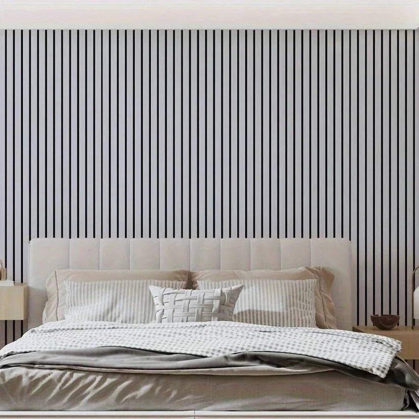 3D Wood Grain Wall Panels with Sound Absorption and Water Resistant Backing