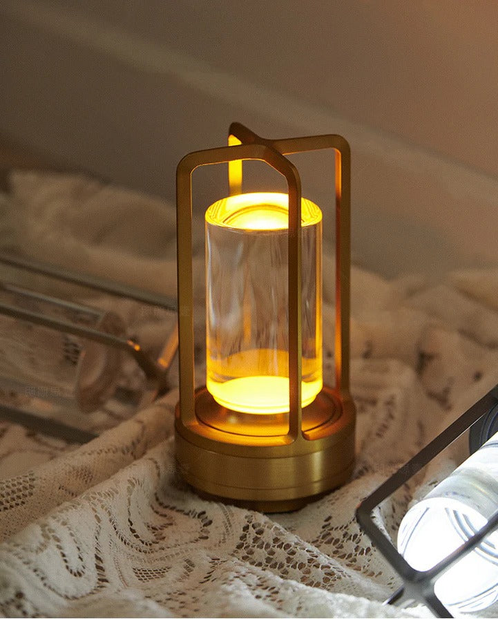 Rechargeable Table Lamp with Stepless Dimming and Dual Direction Lighting