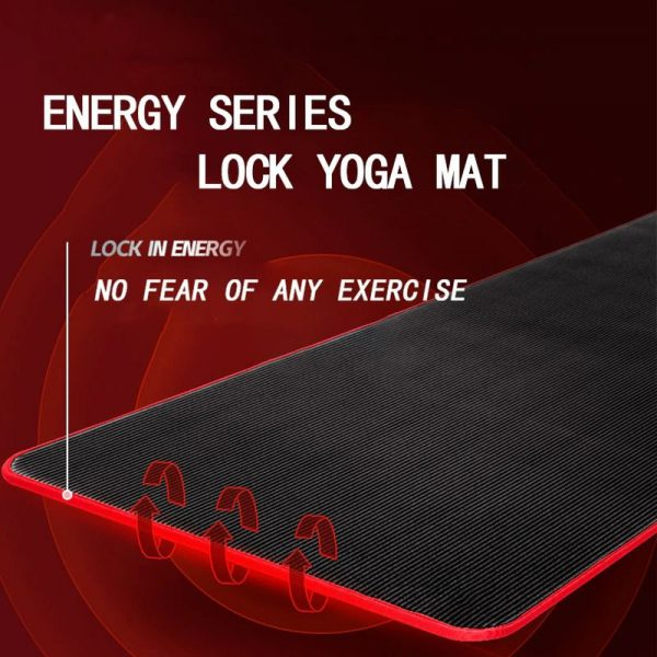 High Density Yoga Mat with Non-Slip Surface and Joint Cushioning for Home Workouts