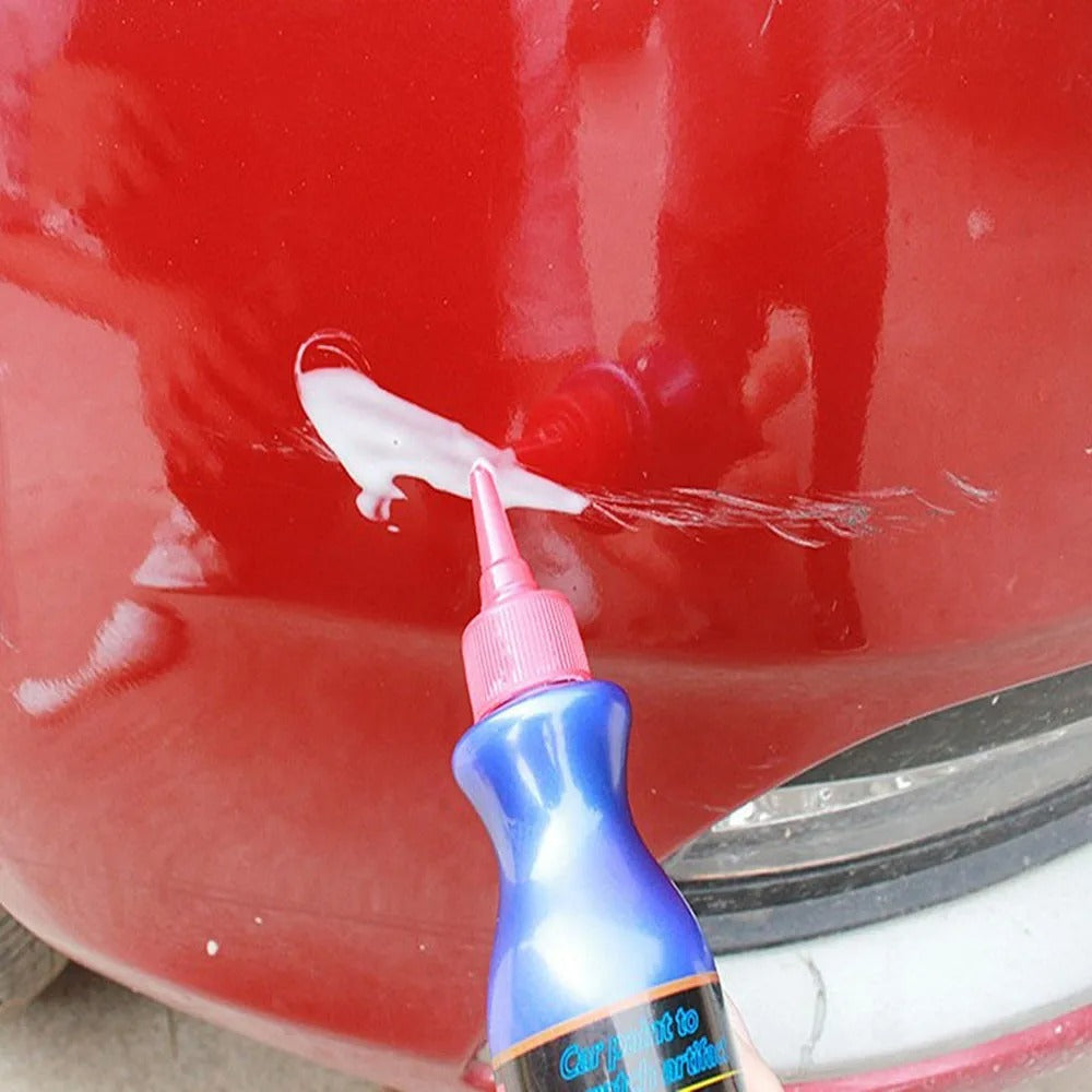 Car Scratch Remover with Foam Buffer Pad and Hand or Machine Application, 100g