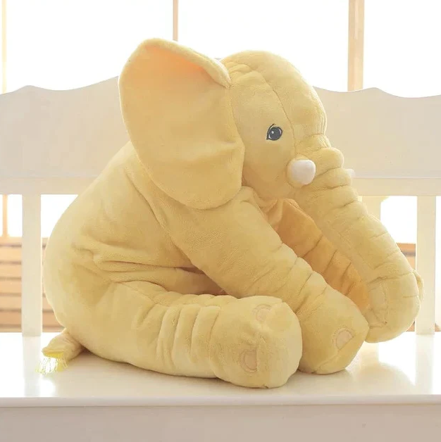 Soft Elephant Pillow for Babies with Huggable Design and Multiple Sizes