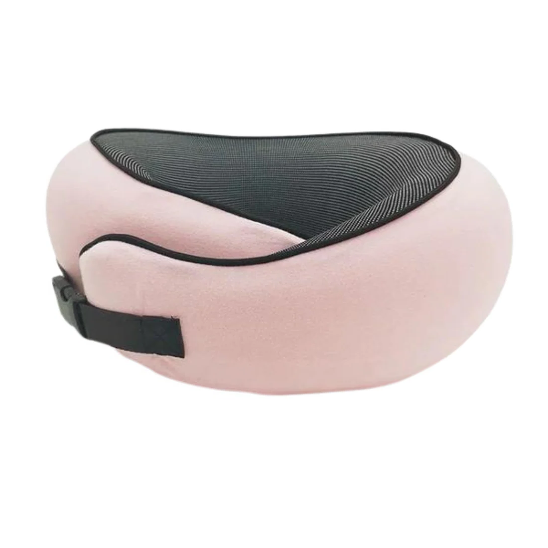 Neck Pillow with Snap Closure and Detachable Cover, Travel Accessories Included