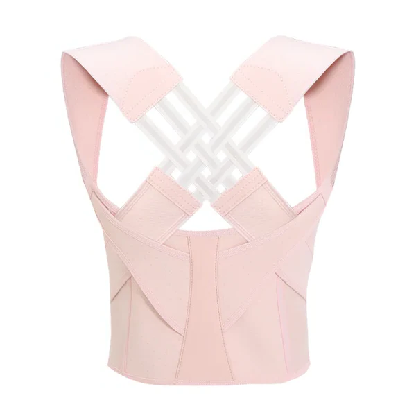 Posture Corrector Brace with Adjustable Straps and Neck Tension Relief, Upper Back Support