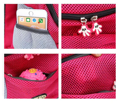 Pet Carrier Backpack with Adjustable Straps and Mesh Ventilation, Collar Hook Included