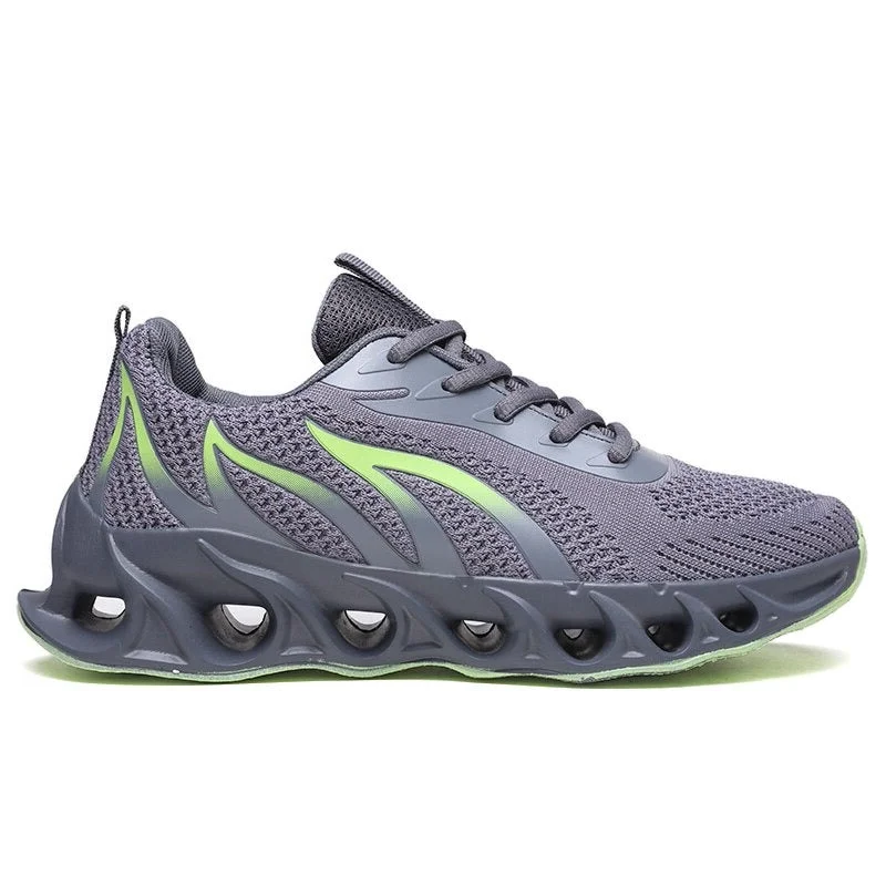 Men's Arch Support Running Shoes with Cushioned Midsole and Wide Toe Box