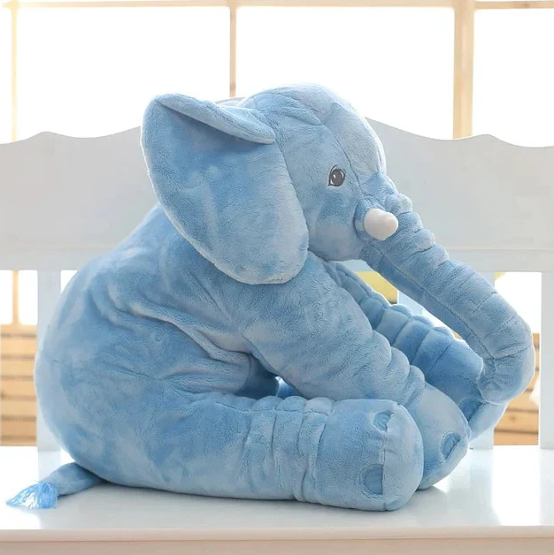 Soft Elephant Pillow for Babies with Huggable Design and Multiple Sizes