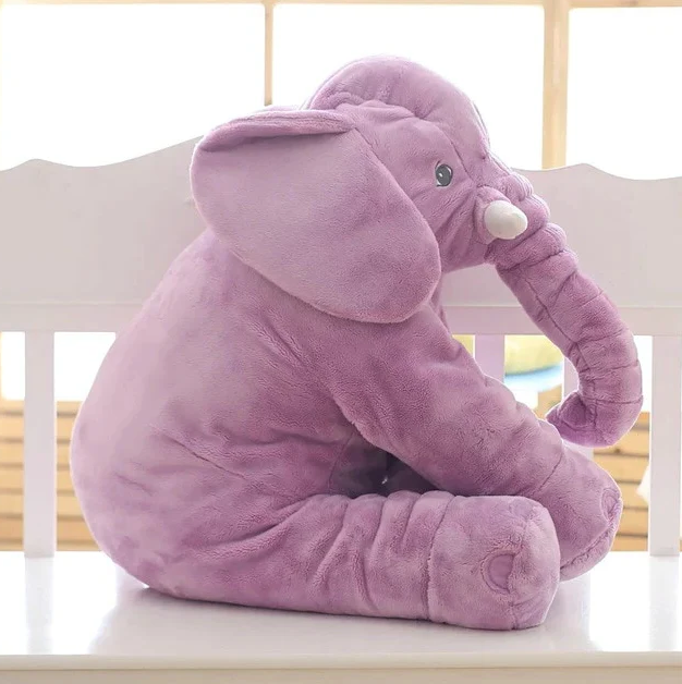 Soft Elephant Pillow for Babies with Huggable Design and Multiple Sizes