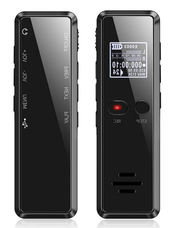 Digital Voice Recorder with Voice Activation and 16GB Storage, 35-Hour Battery Life