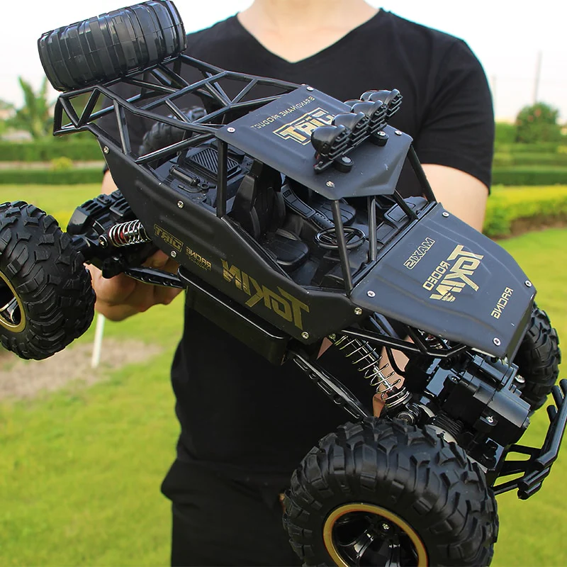 4WD Remote Control Truck with Dual Motors and Two Rechargeable Batteries