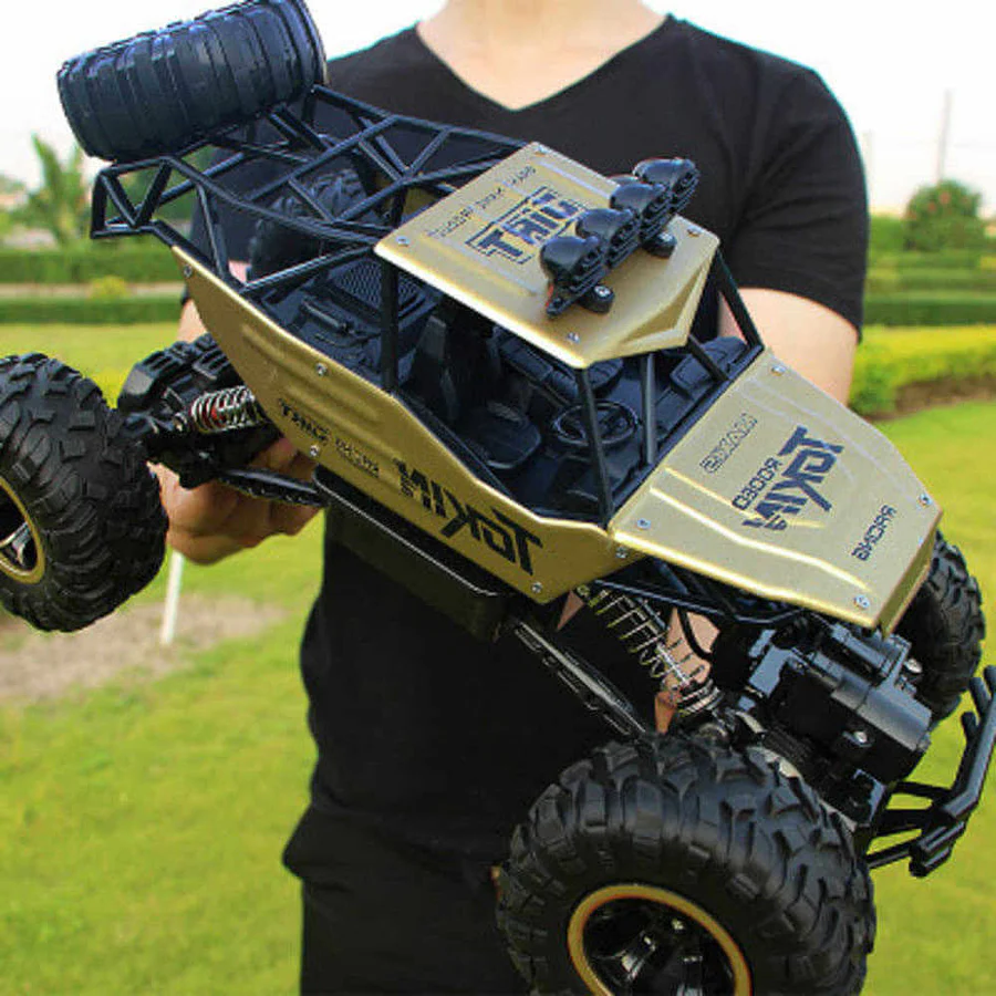 4WD Remote Control Truck with Dual Motors and Two Rechargeable Batteries