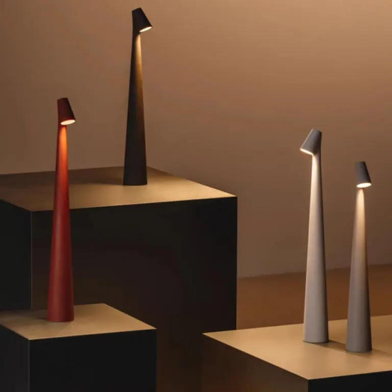 Cordless Table Lamp with Adjustable Brightness and Color Temperature, IP54 Water Resistant