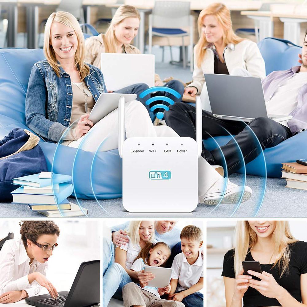 Wireless Signal Repeater with Wall-Penetrating Antenna and Multi-Device Support