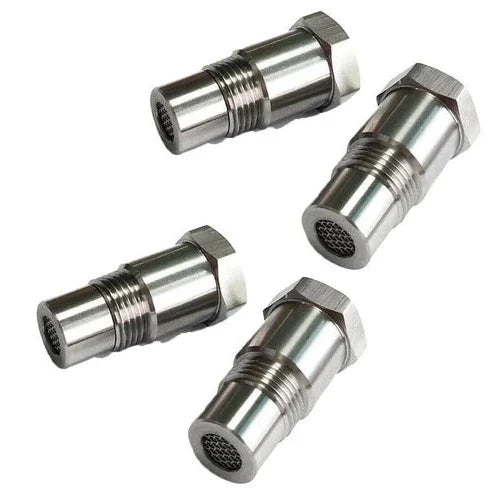 Oxygen Sensor Adapter with Stainless Steel Mesh Filter and Converter Element, M18x1.5 Thread