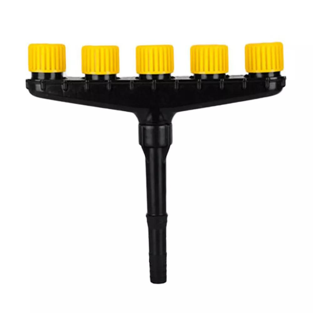 Garden Hose Spray Nozzle with Multiple Spray Patterns and Quick Connect