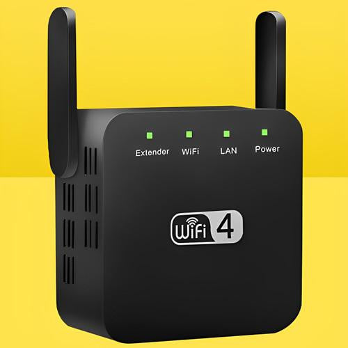 Wireless Signal Repeater with Wall-Penetrating Antenna and Multi-Device Support