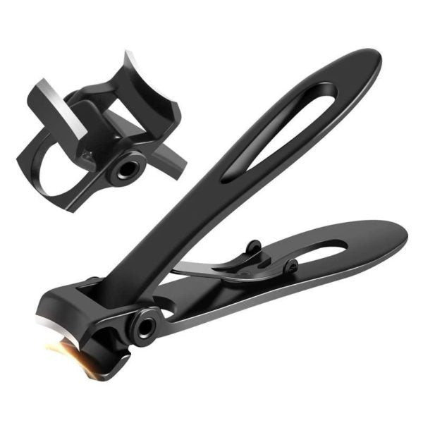 Wide Jaw Toenail Clipper with Cast Steel Blade and Reinforced Handle