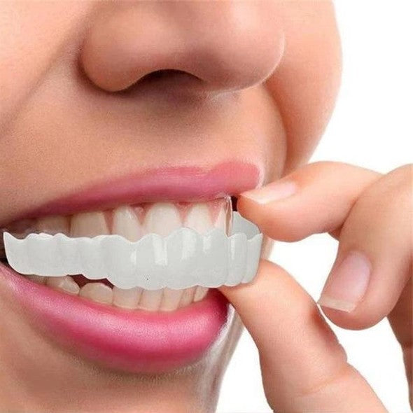 Clip On Veneer with Heat Molding Strip and Tweezers for Upper and Lower Teeth