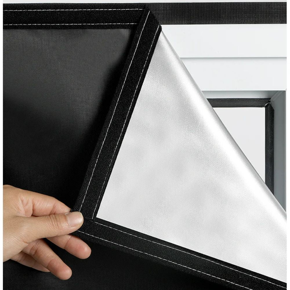 Static Cling Blackout Window Shade with 100% Light Blocking and Heat Reduction