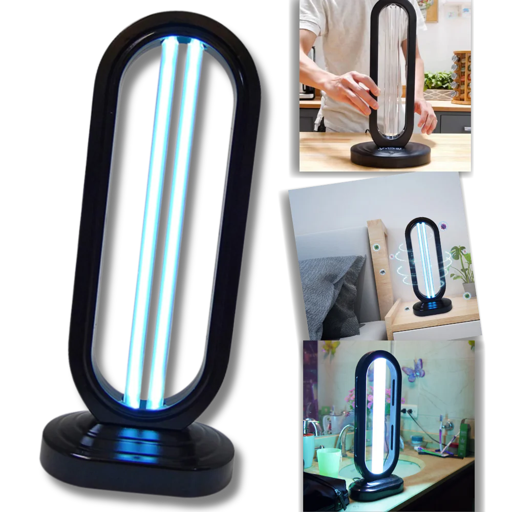 UV-C Disinfectant Bulb with Remote Control and Timer for Mattresses, Carpets, Furniture