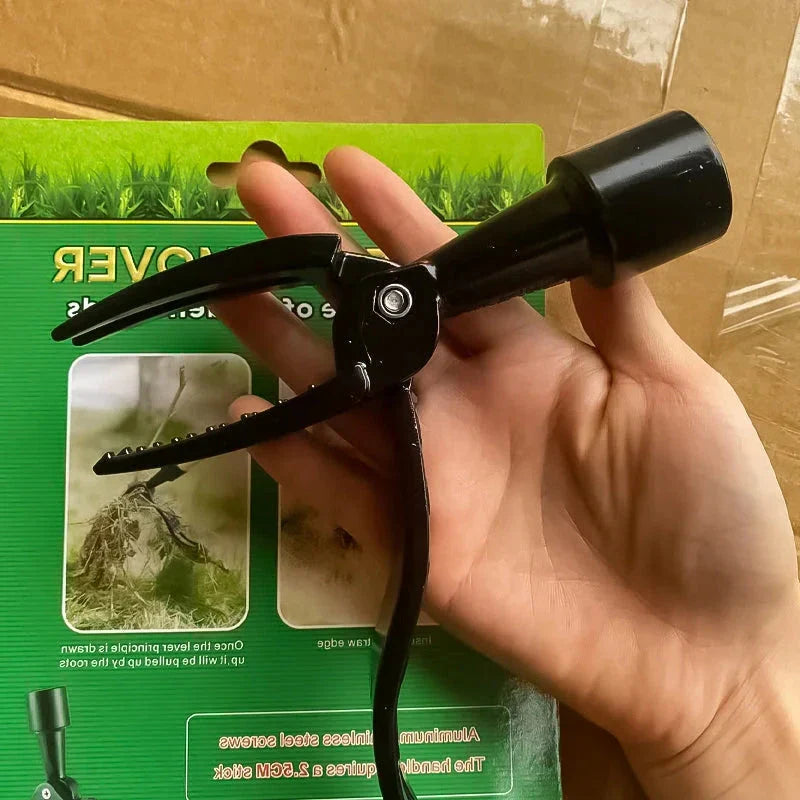 Standing Weed Puller with Pedal Grip Mechanism and Detachable Design