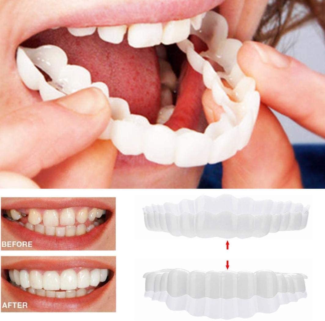 Clip On Veneer with Heat Molding Strip and Tweezers for Upper and Lower Teeth