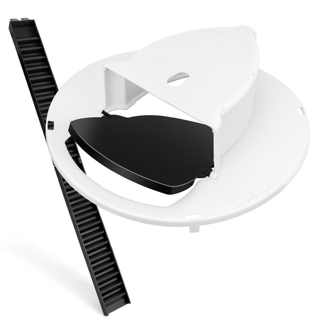 Humane Bucket Trap with Auto Reset Flip Platform and Climbing Ladders