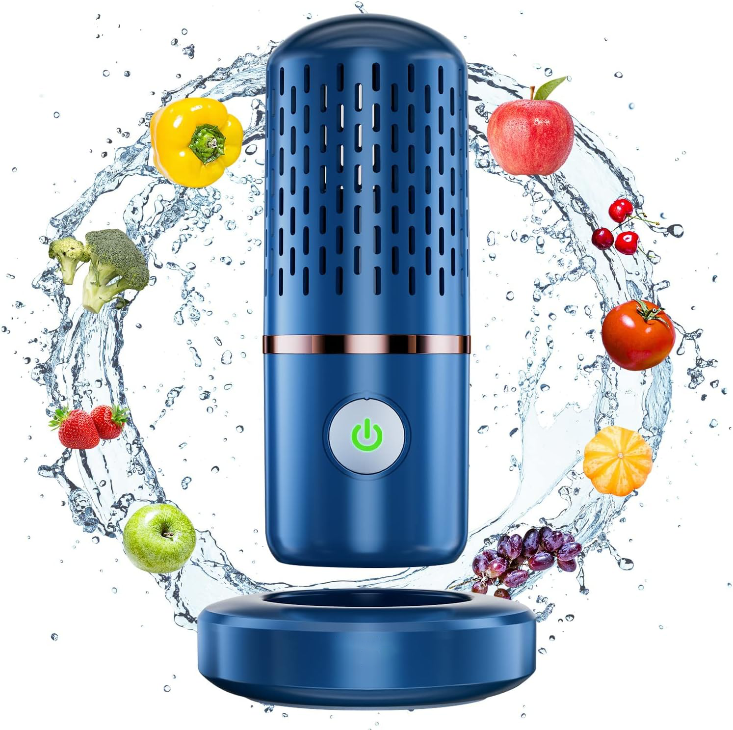 Portable Produce Purifier with Water Ion Technology and Ultrasonic Waves