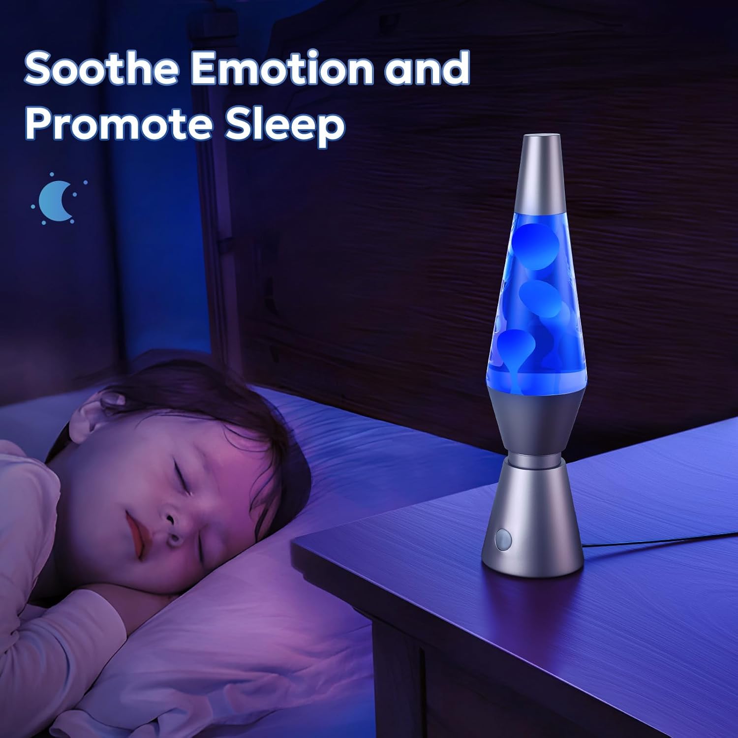 LED Lava Lamp with 17 Color Modes and Wireless Remote Control