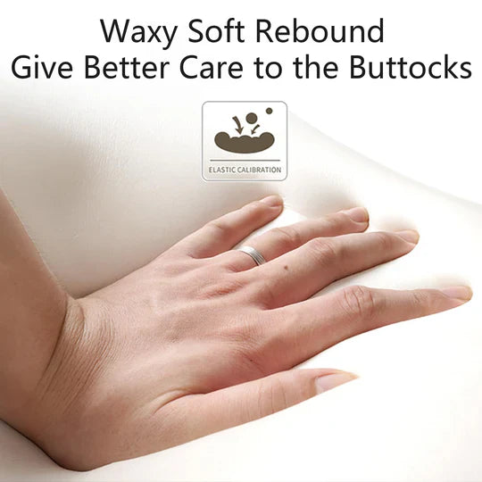 Memory Foam Seat Cushion with 3-Inch Height Boost and Ergonomic Spine Support