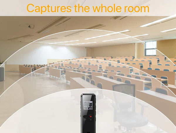 Digital Voice Recorder with Voice Activation and 16GB Storage, 35-Hour Battery Life