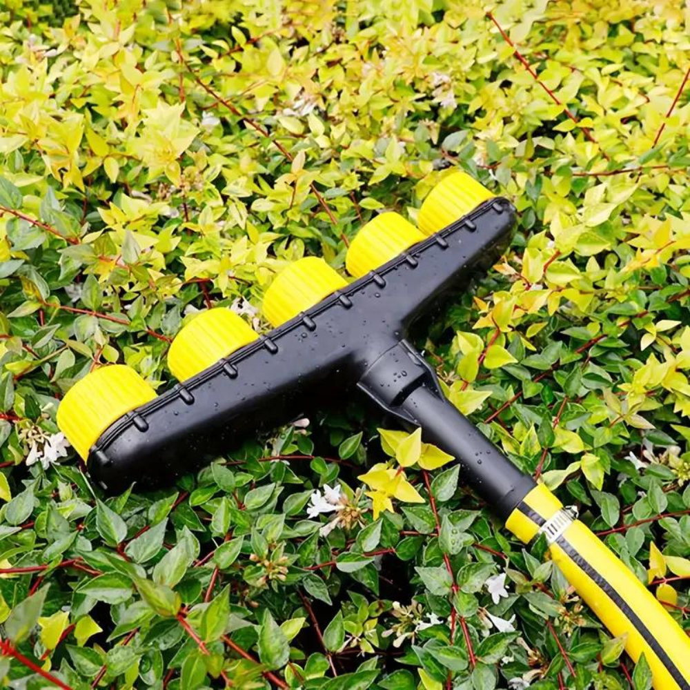Garden Hose Spray Nozzle with Multiple Spray Patterns and Quick Connect