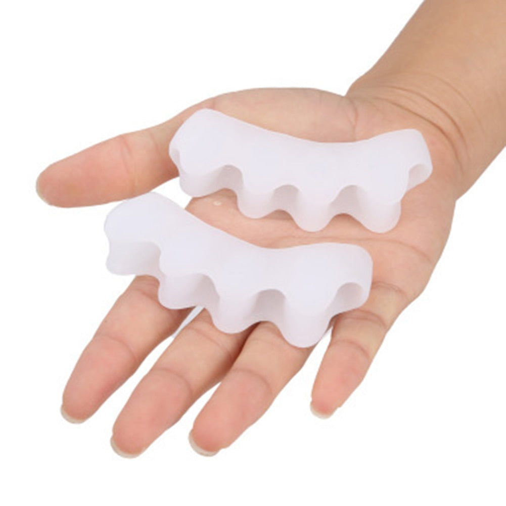 Silicone Toe Splint with Arch Support and Toe Separators for Hammer Toe Relief