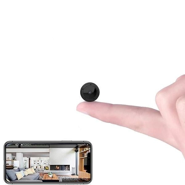 Compact WiFi Security Camera with 1080P Resolution and Infrared Night Vision