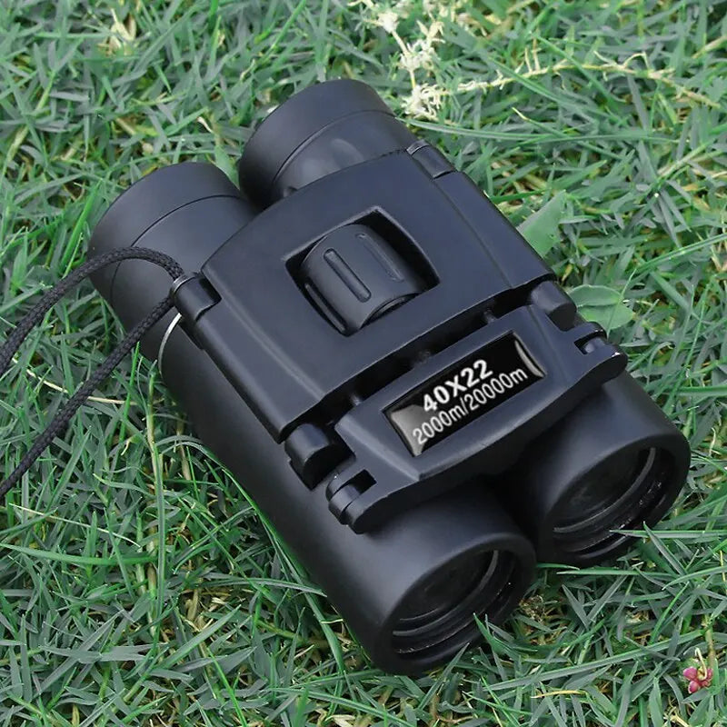Compact Binoculars with 8x Magnification and 2000 Meter Range, Foldable Design