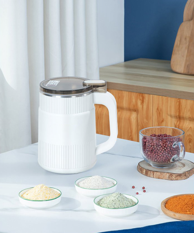 Electric Grain Mill with Hardened Steel Blades and Whole Grain Processing