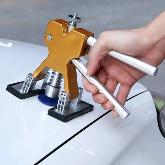 Dent Puller Tool with Silicone Base Protection and 18 Glue Tabs