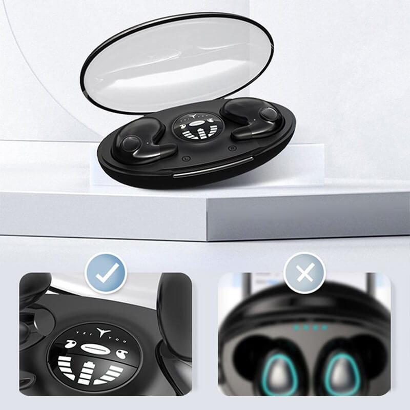 Wireless Sleep Earbuds with Dual Noise Reduction and 24-Hour Runtime