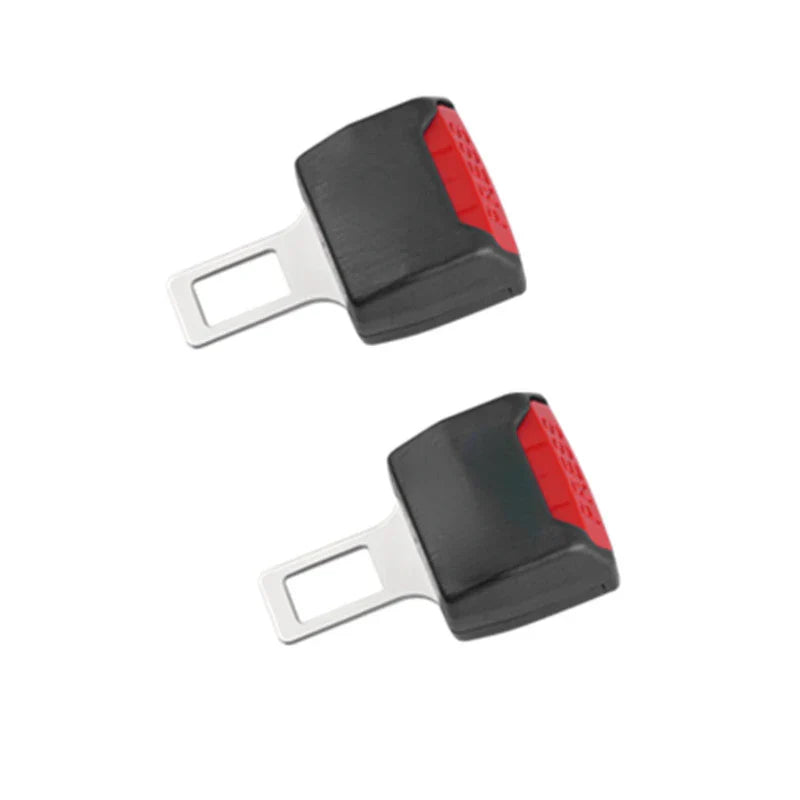 Seat Belt Extender Clip with Metal Latch and Plastic Housing, 2-Pack