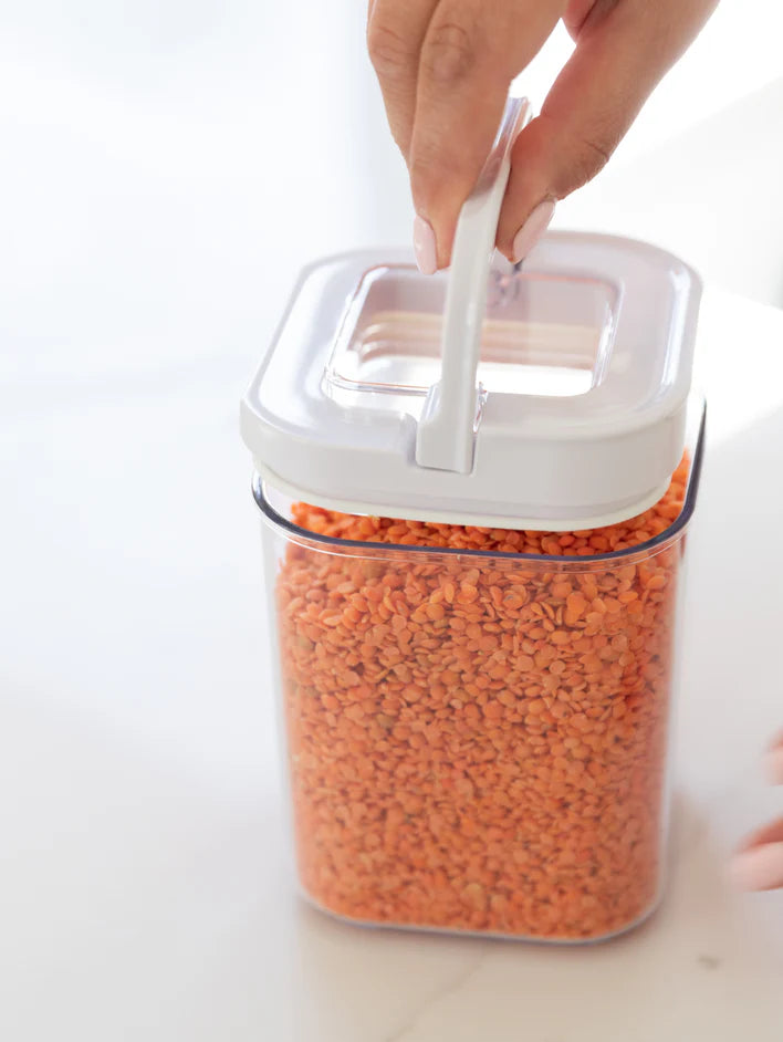 Clear Airtight Food Storage Container Set Stackable 12-Piece with Flip Lids, Kitchen Accessories