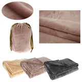 Heated Blanket with Soft Flannel Fabric and Low Voltage Power, 63x33 Inches