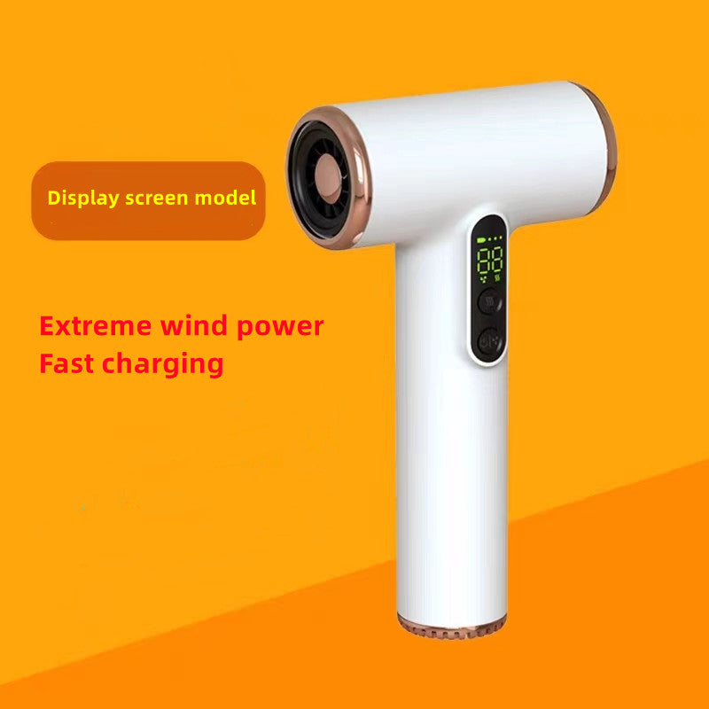 Rechargeable Cordless Hair Dryer with 30,000 RPM Motor and Three Speed Settings