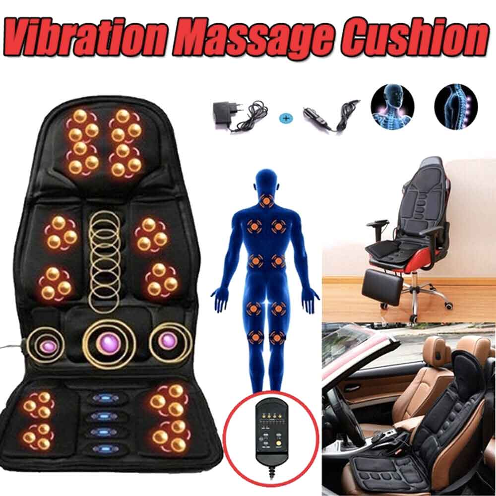 Massage Chair Pad with Heat Therapy and Eight Massage Modes for Car and Home