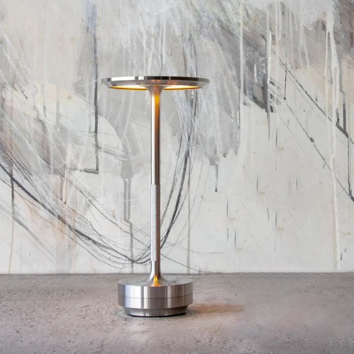 Touch Control Metal Desk Lamp with Four Brightness Stages and 150-Hour Battery