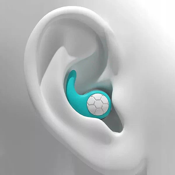 Reusable Silicone Earplugs with Contoured Ear Fit and Washable Design