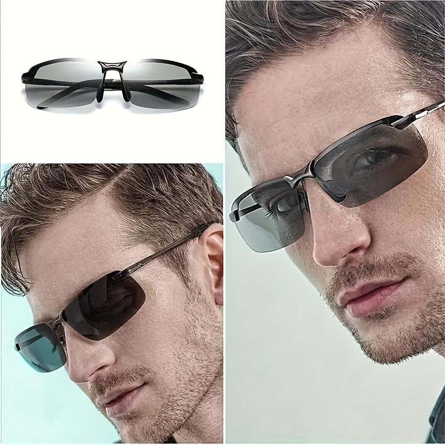 Photochromic Sunglasses with Polarized Lenses and Automatic Light Adjustment