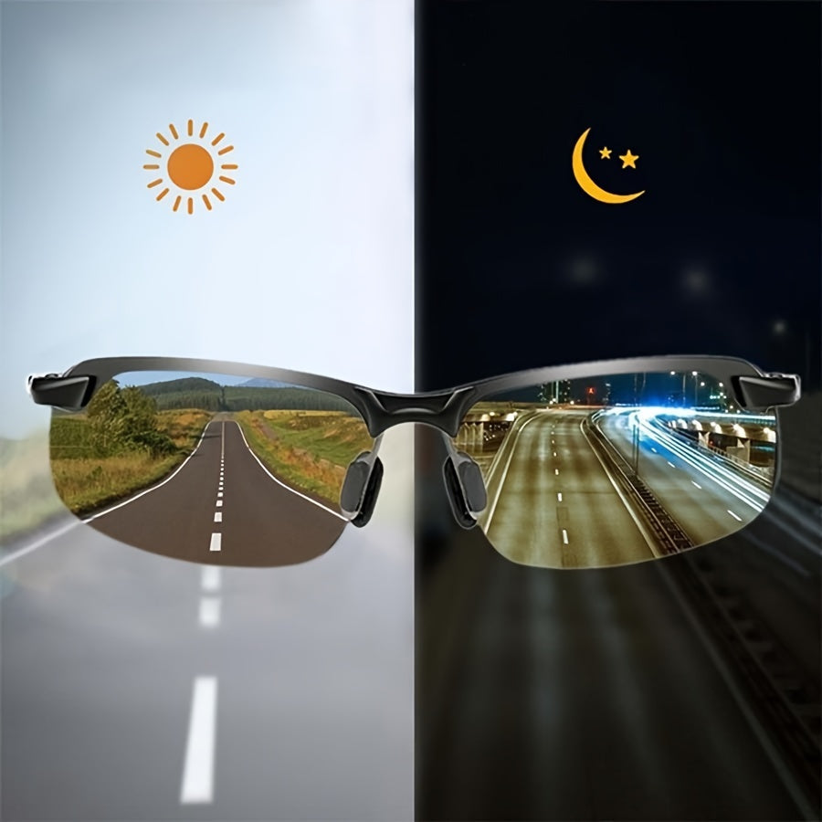 Photochromic Sunglasses with Polarized Lenses and Automatic Light Adjustment