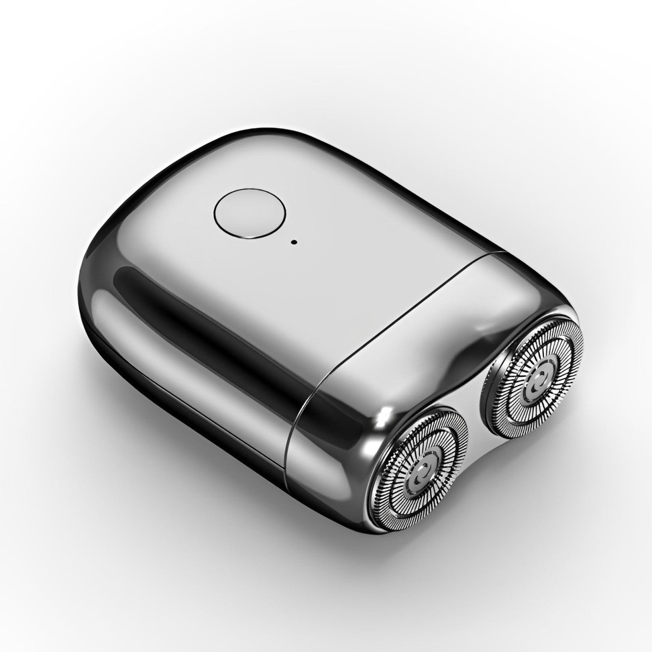 Waterproof Rotary Shaver with Dual Independent Heads and Quiet Motor for Wet and Dry Use